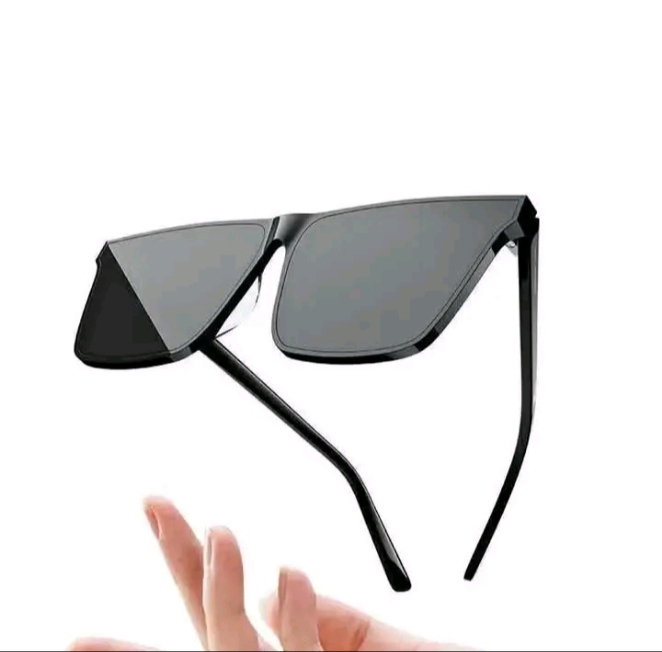 New Version Double Poly Polarized Sunglass For Men Balck