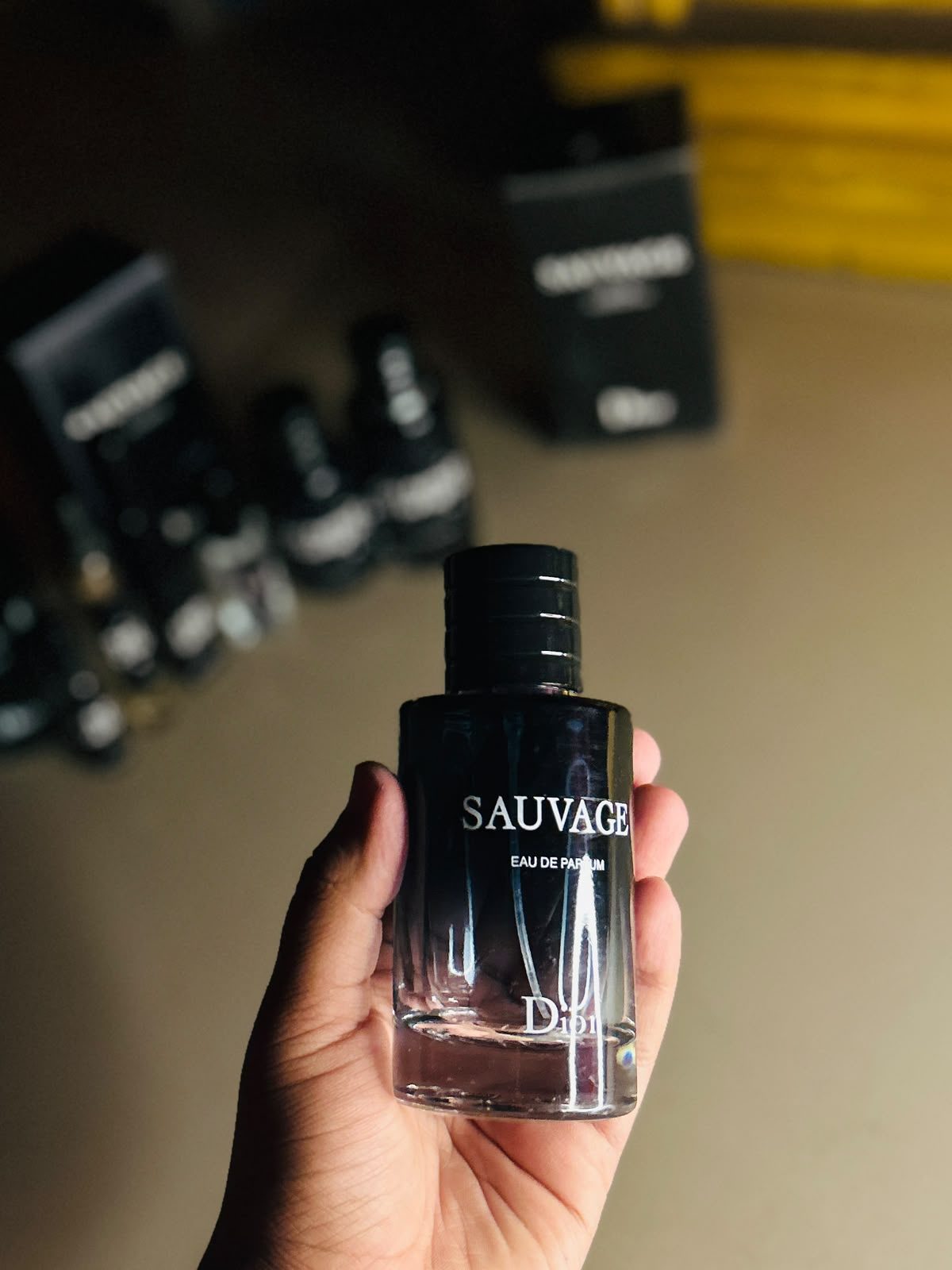 Dior Sauvage Perfume.