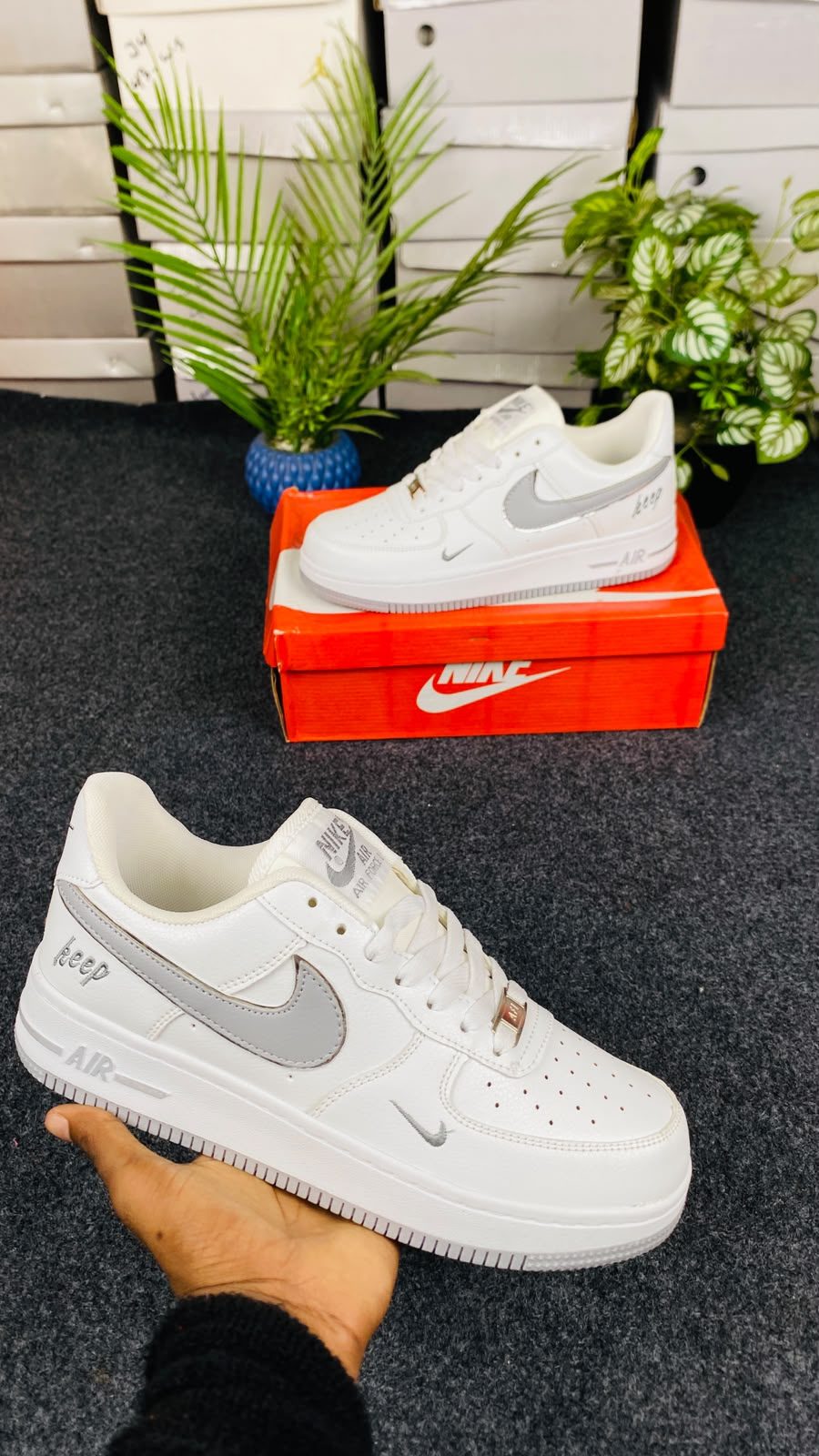 Nike Air Force 1 Low – White/Grey