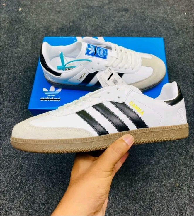 Adidas Samba — White × Black