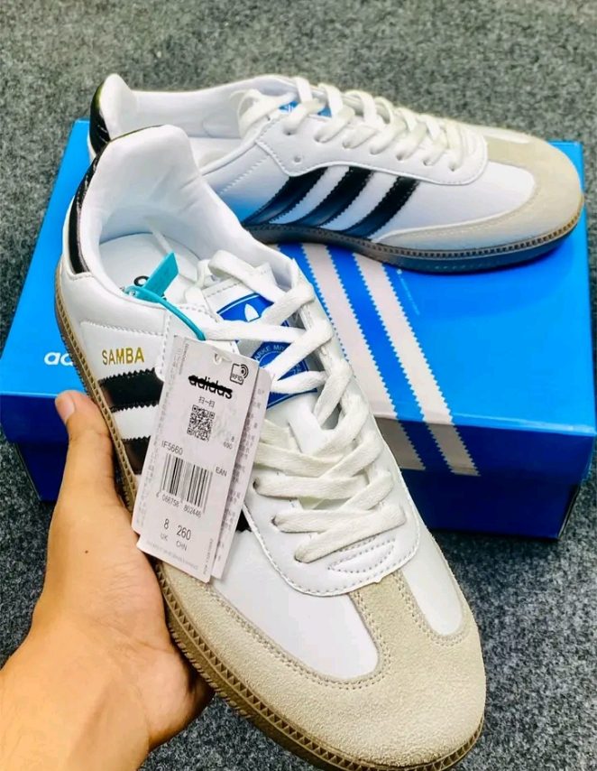 Adidas Samba — White × Black